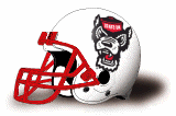 NC State football helmet