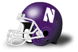 Northwestern football helmet