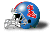 Ole Miss football helmet